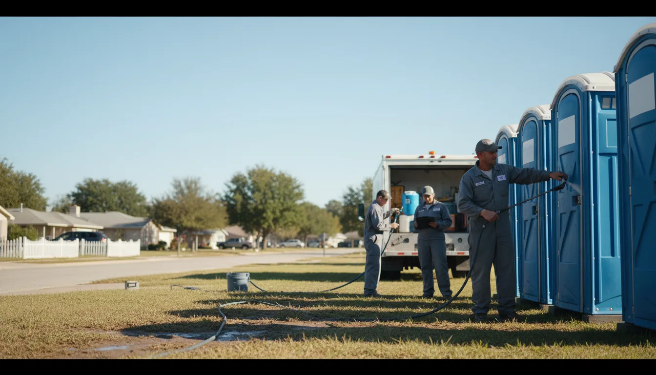 Long-Term Portable Toilet Rental in Mount Vernon, IA near me